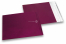 Mat metalik folijske kuverte u bordo boji - 165 x 165 mm | PIT Packaging.hr | Kuverte