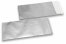 Mat metalik folijske kuverte u srebrnoj boji - 110 x 220 mm | PIT Packaging.hr | Kuverte