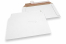 Kuverte od valovitog kartona bijela - 245 x 345 mm | PIT Packaging.hr | Kuverte