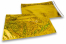 Holografske metalik folijske kuverte u zlatnoj boji - 229 x 324 mm | PIT Packaging.hr | Kuverte