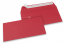 Papirnate kuverte u boji - crvenoj, 110 x 220 mm | PIT Packaging.hr | Kuverte