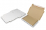 Preklopne kutije za slanje s ljepljivom trakom - 310 x 220 x 25 mm (A4), bijela | PIT Packaging.hr | Kuverte