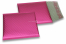 Mat metalik kuverte sa zračnim jastučićima-reciklirane - ružičasta 165 x 165 mm | PIT Packaging.hr | Kuverte