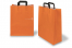 Papirnate vrećice s ručkama od plosnatog - narančaste, 320 x 140 x 420 mm | PIT Packaging.hr | Kuverte