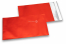 Mat metalik folijske kuverte u crvenoj boji - 114 x 162 mm | PIT Packaging.hr | Kuverte