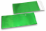 Mat metalik folijske kuverte u zelenoj boji - 110 x 220 mm | PIT Packaging.hr | Kuverte
