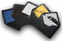 Crne kuverte s podstavom | PIT Packaging.hr | Kuverte