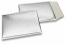 Metalik kuverte sa zračnim jastučićima-reciklirane - srebrna 180 x 250 mm | PIT Packaging.hr | Kuverte