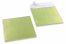 Sedefaste kuverte u limeta zelenoj boji - 170 x 170 mm | PIT Packaging.hr | Kuverte