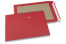 Kuverte s ojačanom stražnjom stranom u boji - Crvene, 229 x 324 mm | PIT Packaging.hr | Kuverte