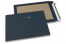 Kuverte s ojačanom stražnjom stranom u boji - Tamnoplave, 229 x 324 mm | PIT Packaging.hr | Kuverte