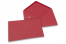 Kuverte za čestitke u bojama - Tamnocrvena, 133 x 184 mm | PIT Packaging.hr | Kuverte