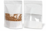 Samostojeće vrećice s prozorom - bijela, 250 x 340 x 120 mm, 3000 ml | PIT Packaging.hr | Kuverte