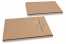 Kuverte sa končićem za zatvaranje - 229 x 324 x 25 mm, smeđa | PIT Packaging.hr | Kuverte