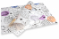 Svileni papir za Uskrs - crna s bojama | PIT Packaging.hr | Kuverte