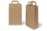Papirnate vrećice s ručkama od plosnatog - smeđe, 220 x 105 x 360 mm | PIT Packaging.hr | Kuverte