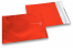 Mat metalik folijske kuverte u crvenoj boji - 165 x 165 mm | PIT Packaging.hr | Kuverte
