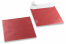 Sedefaste kuverte u crvenoj boji - 170 x 170 mm | PIT Packaging.hr | Kuverte