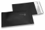 Mat metalik folijske kuverte u crnoj boji - 114 x 162 mm | PIT Packaging.hr | Kuverte