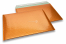 Metalik kuverte sa zračnim jastučićima-reciklirane - narančasta 320 x 425 mm | PIT Packaging.hr | Kuverte