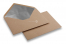 Kuverte od kraft papira s podstavom - 114 x 162 mm (C 6) Srebrne | PIT Packaging.hr | Kuverte