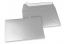 Papirnate kuverte u boji - srebrnoj metalik, 114 x 162 mm | PIT Packaging.hr | Kuverte