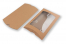 Poklon kutijice- jastučići (kraft papir)  smeđe - 162 x 229 mm - s prozorčićem 120 x 180 mm | PIT Packaging.hr | Kuverte