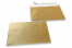 Sedefaste kuverte u zlatnoj boji - 162 x 229 mm | PIT Packaging.hr | Kuverte