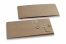 Kuverte sa končićem za zatvaranje - 110 x 220 x 25 mm, smeđa kraft | PIT Packaging.hr | Kuverte