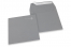 Papirnate kuverte u boji - siva, 160 x 160 mm | PIT Packaging.hr | Kuverte