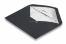 Crne kuverte s podstavom - srebrna podstava | PIT Packaging.hr | Kuverte
