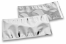 Metalik folijske kuverte u srebrnoj boji - 114 x 229 mm | PIT Packaging.hr | Kuverte