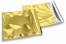 Metalik folijske kuverte u zlatnoj boji - 220 x 220 mm | PIT Packaging.hr | Kuverte