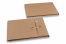 Kuverte sa končićem za zatvaranje - 162 x 229 x 25 mm, smeđa | PIT Packaging.hr | Kuverte