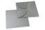 Kuverte presavijene u stilu pochette - Srebrne  | PIT Packaging.hr | Kuverte
