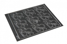 Samoljepljive naljepnice s natpisom Love - tamnosive | PIT Packaging.hr | Kuverte