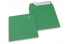 Papirnate kuverte u boji - tamnozelenoj, 160 x 160 mm  | PIT Packaging.hr | Kuverte