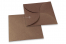 Kuverte presavijene u stilu pochette - Bakrenocrvene | PIT Packaging.hr | Kuverte