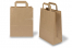 Papirnate vrećice s ručkama od plosnatog - smeđe, 220 x 105 x 280 mm | PIT Packaging.hr | Kuverte