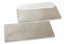 Sedefaste kuverte u srebrnoj boji - 110 x 220 mm | PIT Packaging.hr | Kuverte