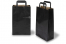 Papirnate vrećice s ručkama od plosnatog - crne, 220 x 105 x 360 mm | PIT Packaging.hr | Kuverte