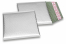 Mat metalik kuverte sa zračnim jastučićima-reciklirane - srebrna 165 x 165 mm | PIT Packaging.hr | Kuverte
