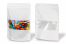 Samostojeće vrećice s prozorom - bijela, 200 x 300 x 100 mm, 1800 ml | PIT Packaging.hr | Kuverte