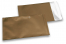 Mat metalik folijske kuverte u zlatnoj boji - 114 x 162 mm | PIT Packaging.hr | Kuverte
