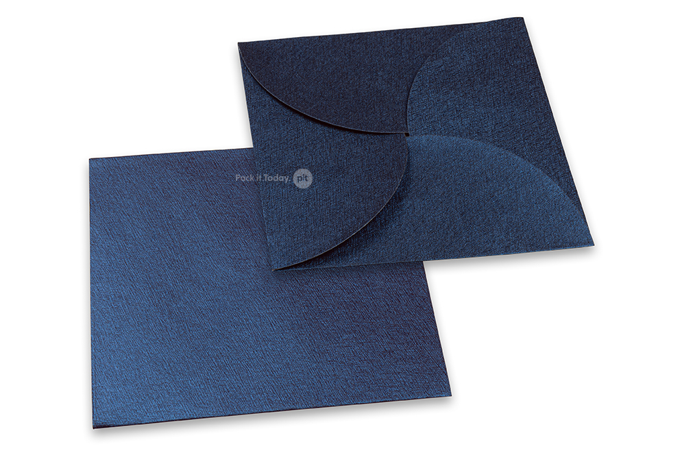 Kuverte presavijene u stilu pochette - Plave