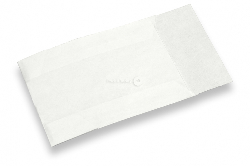 Bijela kuverta za dokumente od kraft papira - 45 x 60 mm