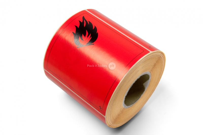 Naljepnice upozorenja - Highly flammable (Visokozapaljivo)