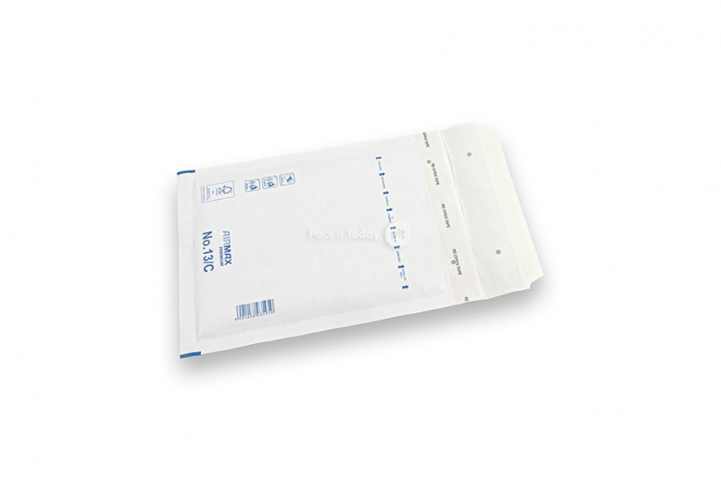 Bijele papirnate kuverte sa zračnim jastučićima (80 g) - 150 x 215 mm