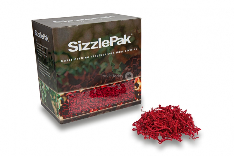 Materijal za punjenje SizzlePak - Tamnocrvena (1.25 kg), 80 grama papir