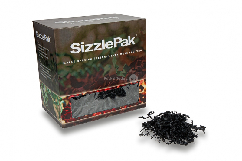 Materijal za punjenje SizzlePak - Crna (1.25 kg), 80 grama papir